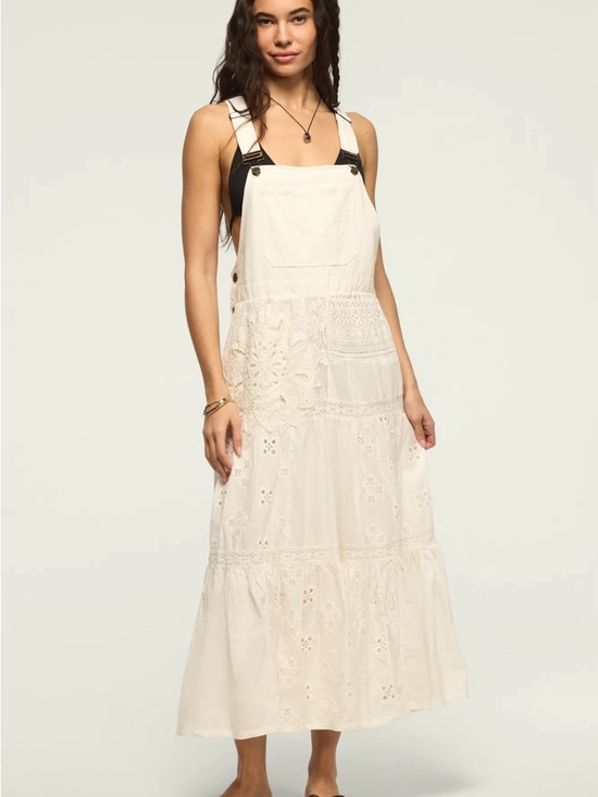 Lucky Brand Dresses & Skirts - LuckyBra d Overall  Cutwork Maxi Dress -